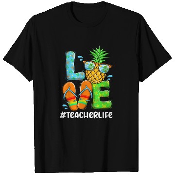 Discover Summer Love Teacher life Love Pineapple T Shirts