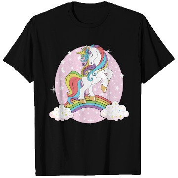 Discover Unicorn rainbow T Shirts