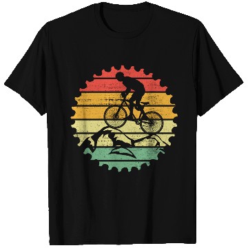 Discover Mountain bike retro gift for mountain biker T Shirts