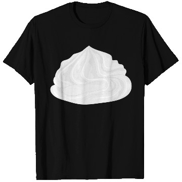 Discover snow-white delicious whipped cream for garnish T Shirts