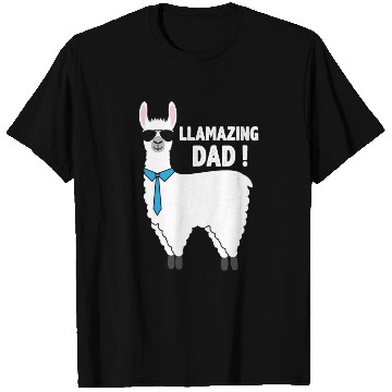 Discover Llama Dad T Shirts Gift For Dad