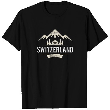 Discover Swiss Mountains And Alps Switzerland T Shirts
