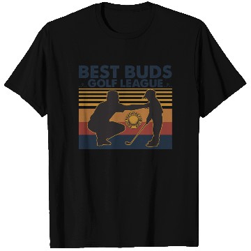 Discover Best Buds Golf League Vintage Matching Father Son T Shirts