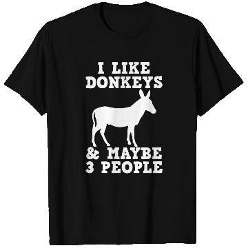 Discover Donkey Farmer Introvert Donkey Lover T Shirts