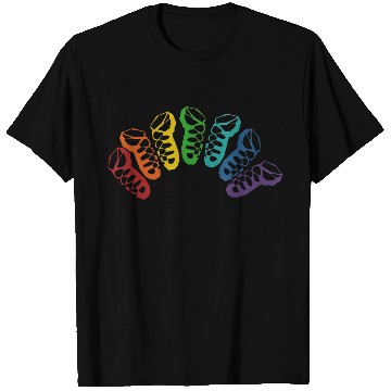 Discover Irish Dance Ghillie Rainbow T Shirts
