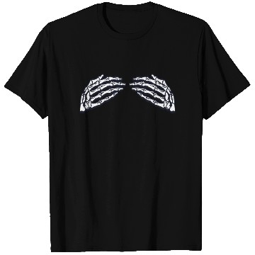 Discover Women's Skeleton Hands Breasts T Shirts