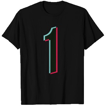 Discover 1 - jersey number - Tiktok glitch T Shirts