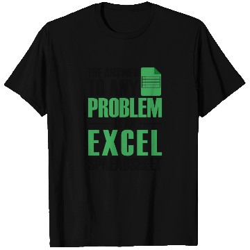 Discover Answer To Any Problem Excel Spreadsheet Accountant T Shirts
