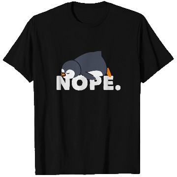 Discover Lazy Penguin Relaxed Nope Gift T Shirts