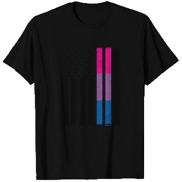 Discover US Flag American LGBT Bisexual Funny Bi Pride T Shirts