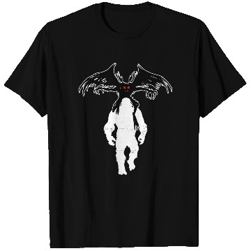 Discover Bigfoot Riding Mothman - Funny Sasquatch Myth T Shirts