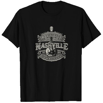 Discover Music City Nashville Guitar T Shirts