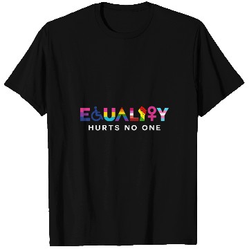 Discover Equality Hurts No One LGBT Black Disabled T Shirts