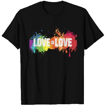 Discover Love is love LGBTQ gay pride T Shirts