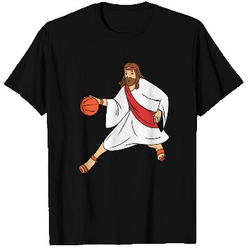 Discover Jesus Playing Basketball T Shirts