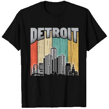 Discover Detroit Michigan T Shirts
