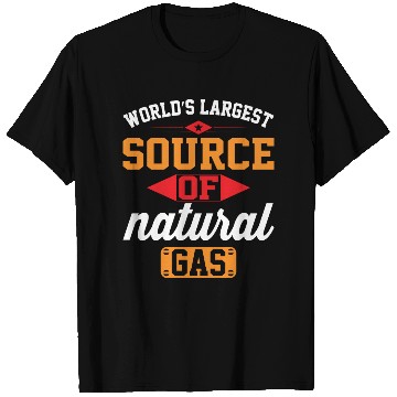 Discover World s largest source of natural gas T Shirts
