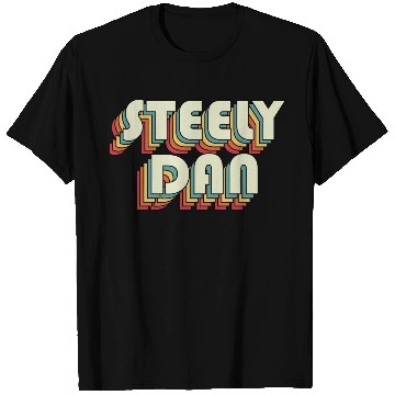 Discover Steely Dan | Unique Retro Faded-Style Typography T Shirts