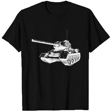 Discover Tank T34 reverse - white T Shirts