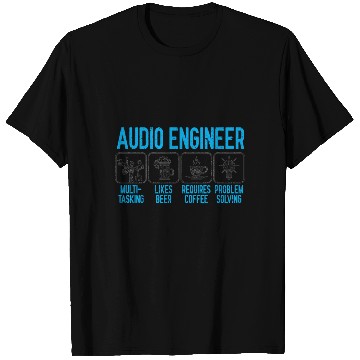 Discover Audio Engineer Daily Plan Sound Engineer Audio T Shirts