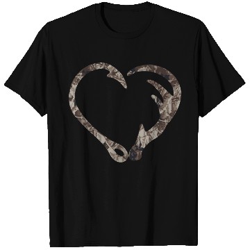 Discover Camo Fish Hook Antler Deer Hunting Buck Hunter Dad T Shirts