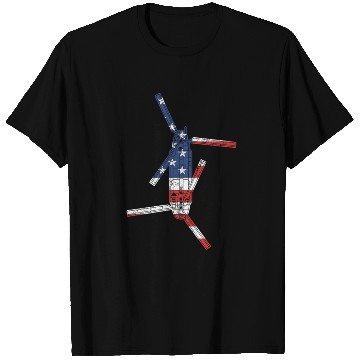 Discover CH47 Chinook Military Helicopter American Flag T Shirts
