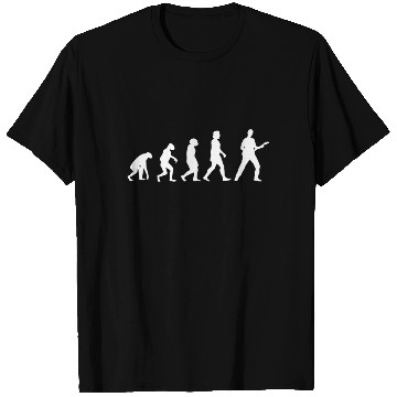 Discover Bass Player Evolution Guitar T Shirts