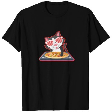 Discover DJ Cat Pizza T Shirts