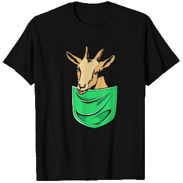 Discover Goat In A Pocket T Shirts