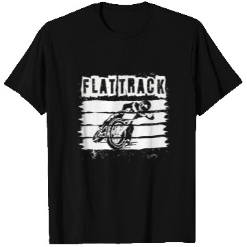 Discover FLAT TRACK MOTORCYCLE racing dirt track speedway T Shirts