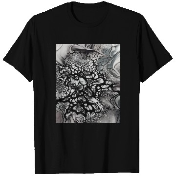 Discover Black and white abstract art. Trendy artist. T Shirts