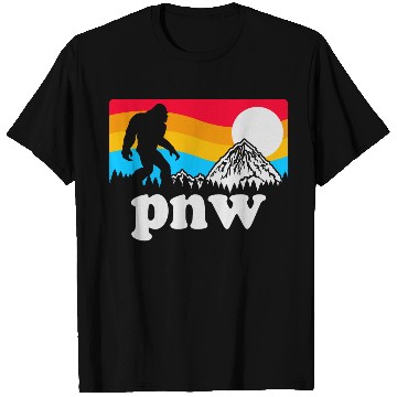 Discover PNW Pacific Northwest Bigfoot T Shirts