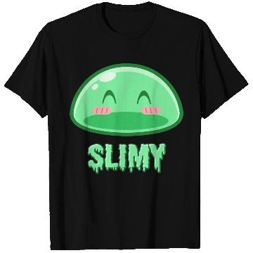 Discover Cute Green Dungeon Slime Monster Weird Anime T Shirts
