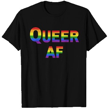 Discover Queer AF Rainbow Spectrum T Shirts