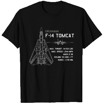 Discover F 14 Tomcat Schematics T Shirts