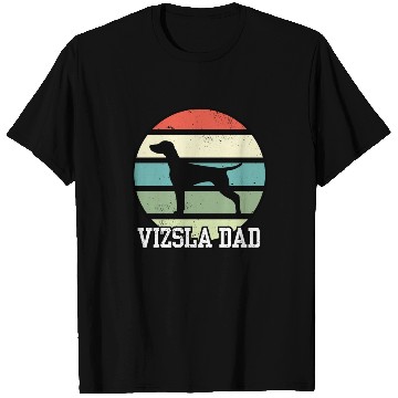 Discover Vizsla Dad I Retro Vizsla Dad T Shirts