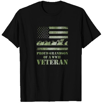Discover World War 2 Ii 80th Anniversary Proud Grandson Of T Shirts