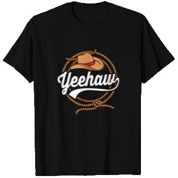 Discover Yeehaw Cowboy Western For Men Bull Riding Rodeo T Shirts