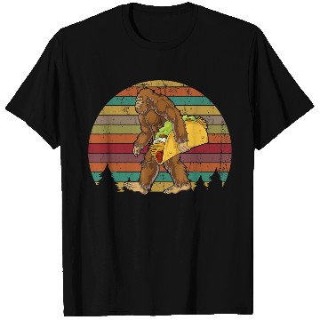 Discover Bigfoot Taco Cool Black Gift T Shirts