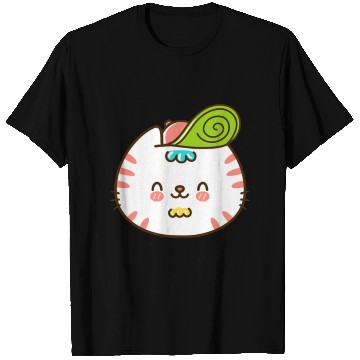 Discover Kawaii Cat Head Smiling T Shirts