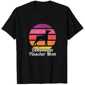 Discover Doberman Pinscher Mom I Retro MinPin Mom T Shirts