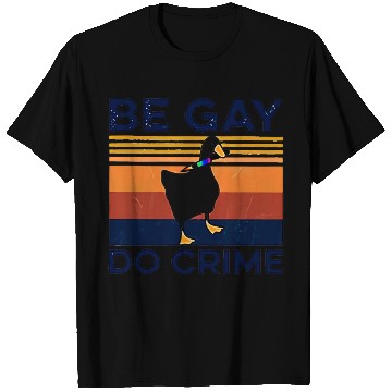 Discover Duck BGD crime T Shirts