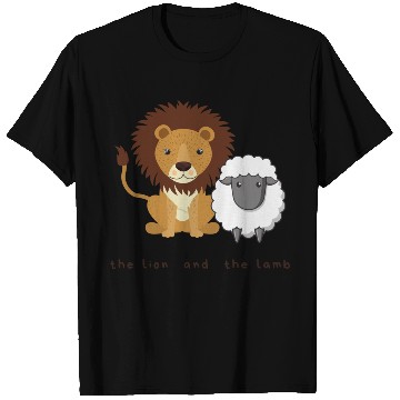 Discover The Lion and the Lamb T Shirts