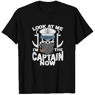 Discover Captain Boat Lovers Fishermen Sailing Boating T Shirts