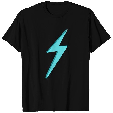 Discover Lightning Bolt Blue T Shirts
