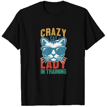 Discover Crazy cat lady T Shirts