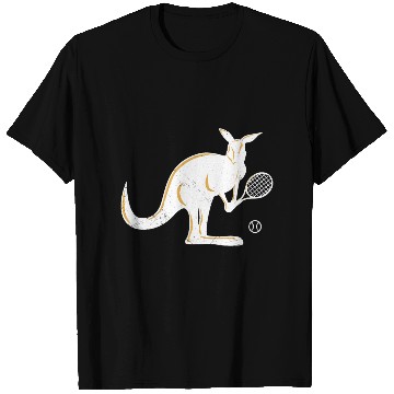Discover Australia Kangaroo Tennis Player Funny Gift Idea T Shirts