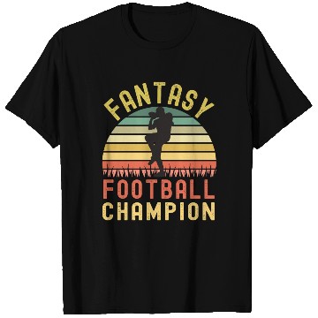 Discover Funny Fantasy Football Champion Draft T Shirts