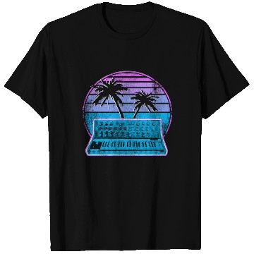 Discover Analog Synthesizer Synthwave Vintage Retrowave T Shirts