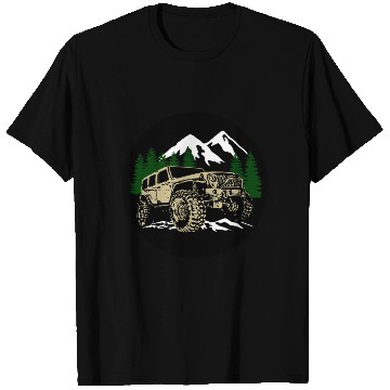Discover Mountain Jeep T Shirts